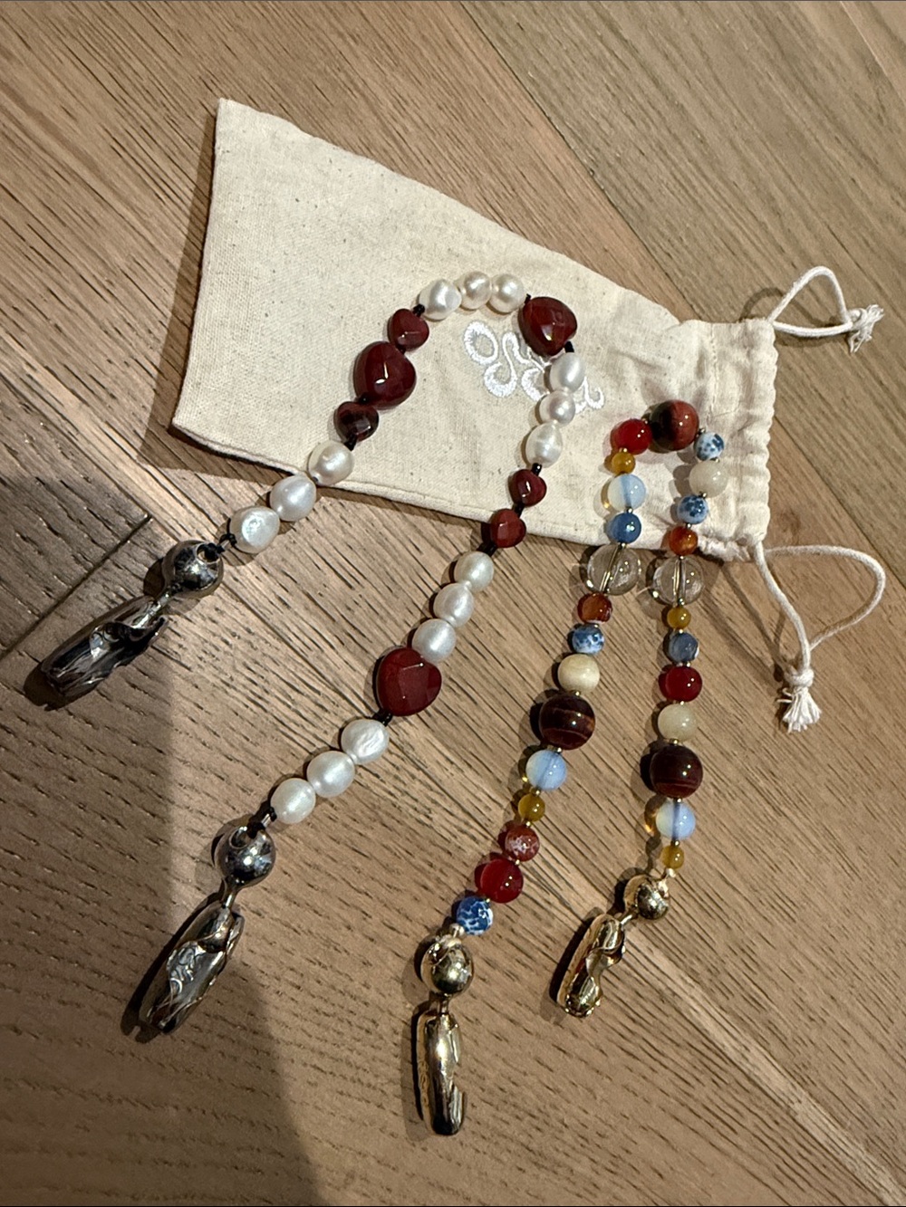 Beaded Multi-Color OSSA phone chain